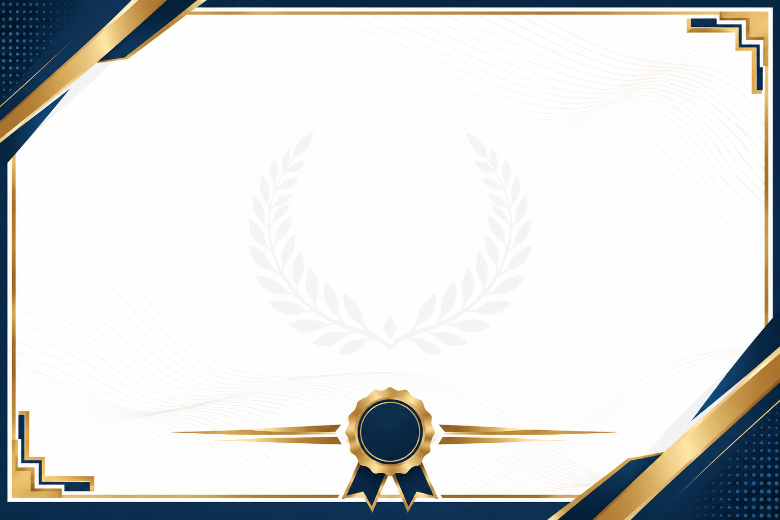 Blank Blue Gold