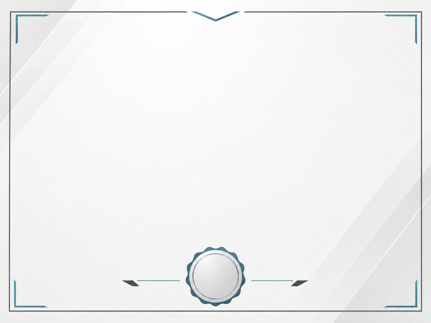 Blank Silver Teal