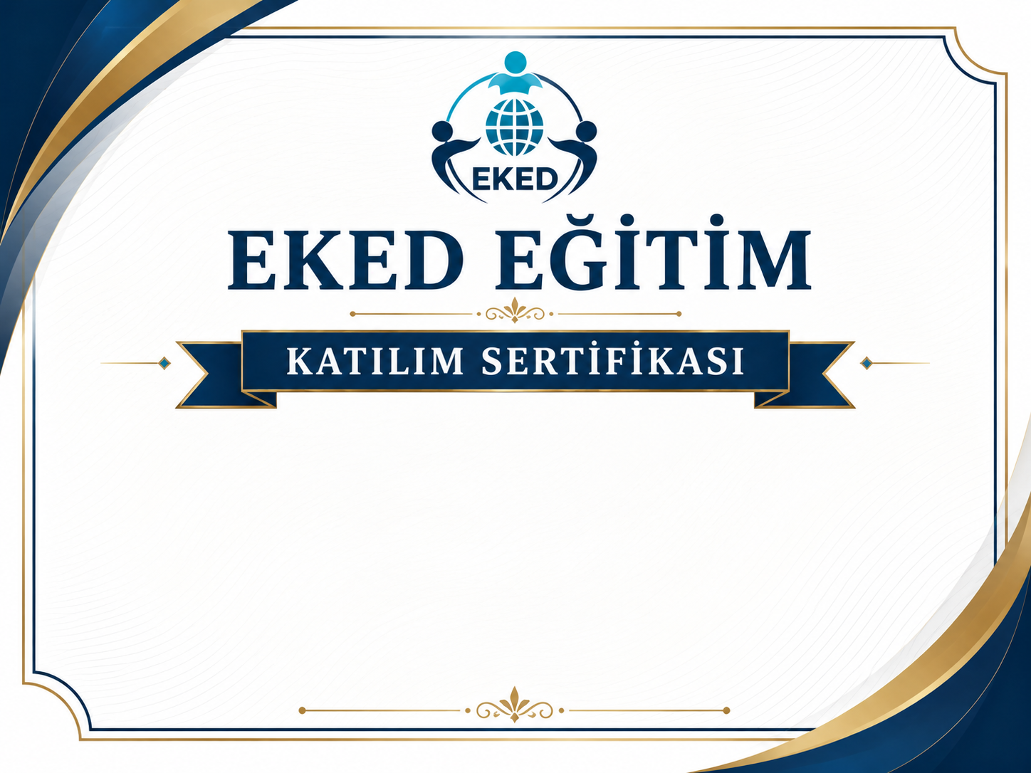 EKED Eğitim Katılım Sertifikası