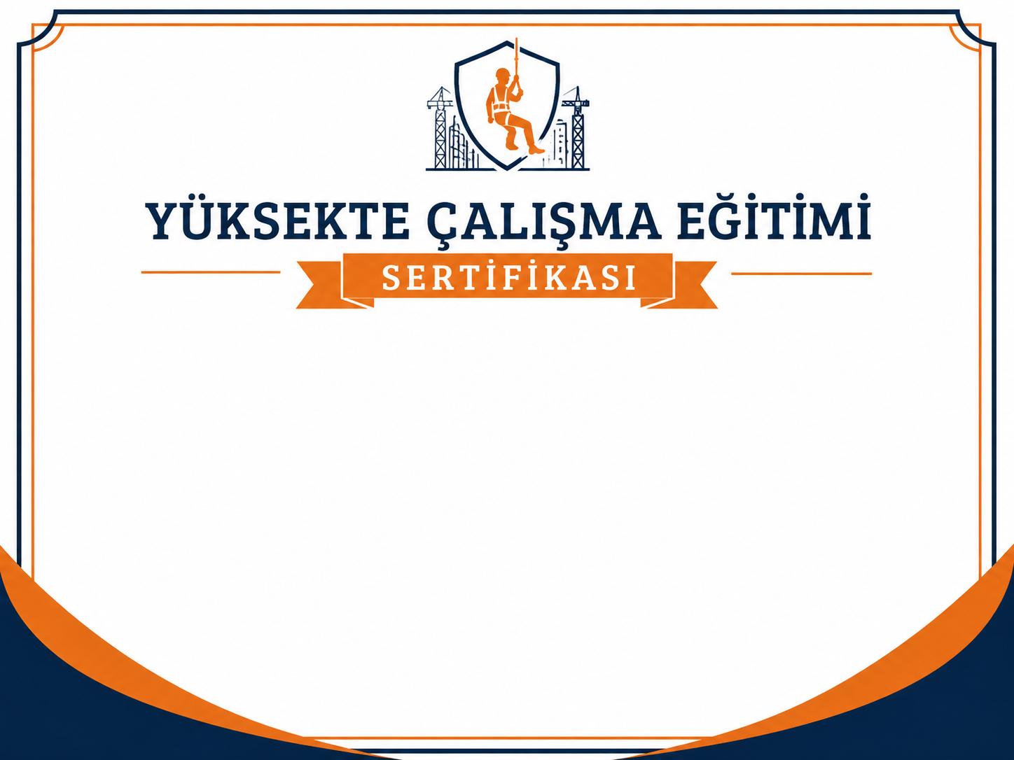 Yüksekte Çalışma Eğitimi